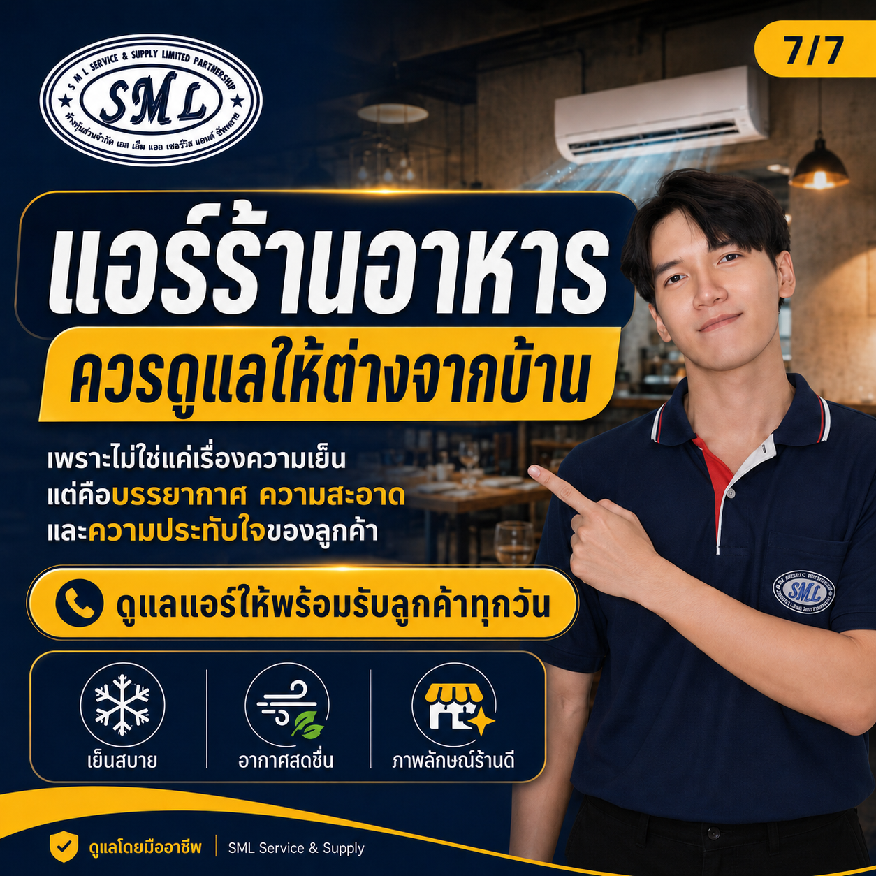 แอร์ร้านอาหาร ภาพที่ 7